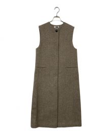 H BEAUTY&YOUTH（エイチ ビューティー&ユース）の古着「MOKU TWEED GILET/ジレ」｜グレー