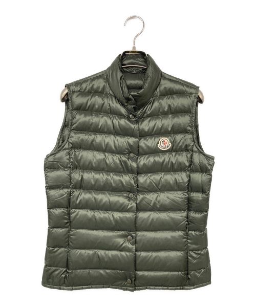 MONCLER（モンクレール）MONCLER (モンクレール) LIANE GILET/ダウンベスト グリーン サイズ:1の古着・服飾アイテム