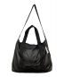 FACCIES (ファッチーズ) LEATHER BIG TOTE BAG ブラック：18000円