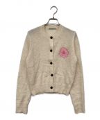 Mardi Mercrediマルディメクルディ）の古着「Mohair Cardigan Round Neck/モヘヤカーディガンラウンドネック」｜ベージュ