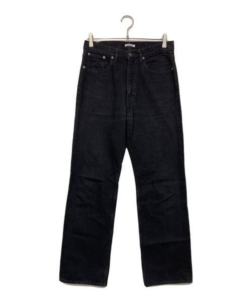 AURALEE（オーラリー）AURALEE (オーラリー) DENIM TROUSERS/デニムトラウザーズ ブラック サイズ:30の古着・服飾アイテム