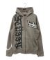 stussy（ステューシー）の古着「スカル ジップパーカー」｜グレー