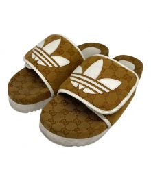 GUCCI×adidas（グッチ×アディダス）の古着「スライドサンダル」｜ブラウン