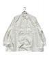 Graphpaper（グラフペーパー）の古着「21SS　Garment Dyed Poplin Umbrella Yoke Shirt」｜ホワイト