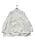 Graphpaper (グラフペーパー) 21SS　Garment Dyed Poplin Umbrella Yoke Shirt ホワイト サイズ:2 未使用品：12000円