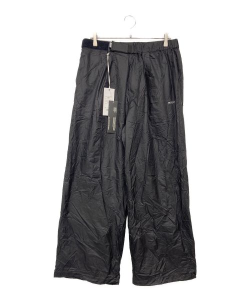 Graphpaper（グラフペーパー）Graphpaper (グラフペーパー) PERTEX Quantum Air Ripstop Wide Track Chef Pants/ パーテックス リップストップワイドトラックシェフパンツ ブラック サイズ:S 未使用品の古着・服飾アイテム