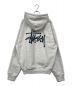 stussy (ステューシー) BASIC STUSSY ZIP HOODIE/ベーシックステューシージップフーディ グレー サイズ:L：10000円