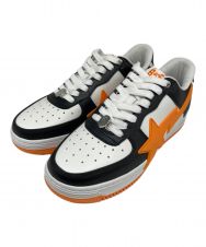 A BATHING APE (アベイシングエイプ) BAPE STA OS #2 ブラック×オレンジ サイズ:US9