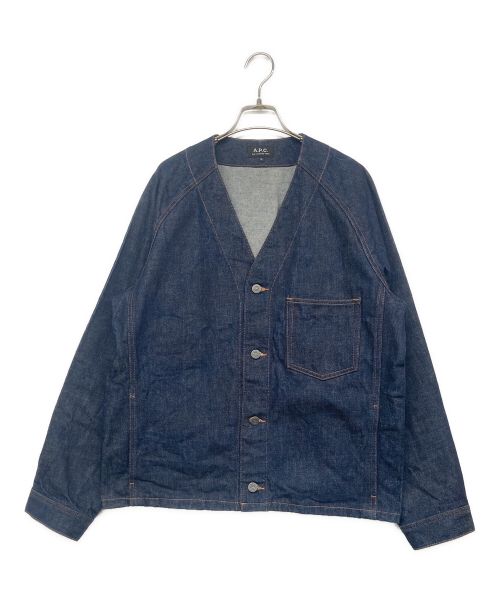 A.P.C.（アーペーセー）A.P.C. (アーペーセー) VESTE JEAN ENGINEER/デニムジャケット インディゴ サイズ:Mの古着・服飾アイテム