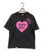 HUMAN MADEヒューマンメイド）の古着「HARAJUKU HEART T-SHIRT」｜ブラック