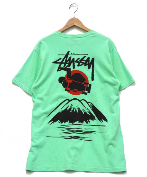 中古 古着通販 Stussy Sasquatchfabrix ステューシー サスクワッチファブリックス プリントtシャツ グリーン サイズ L Stussy Haguremono ブランド 古着通販 トレファク公式 Trefac Fashion