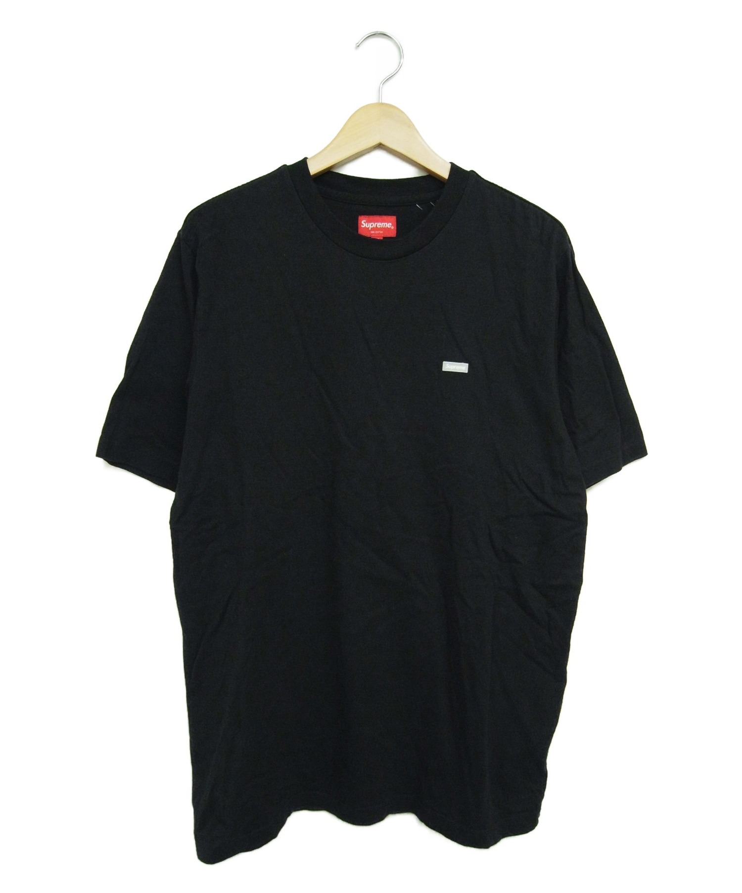 中古 古着通販 Supreme シュプリーム リフレクティブスモールボックスロゴtシャツ ブラック サイズ M Reflective Small Box Tee 18awモデル ブランド 古着通販 トレファク公式 Trefac Fashion