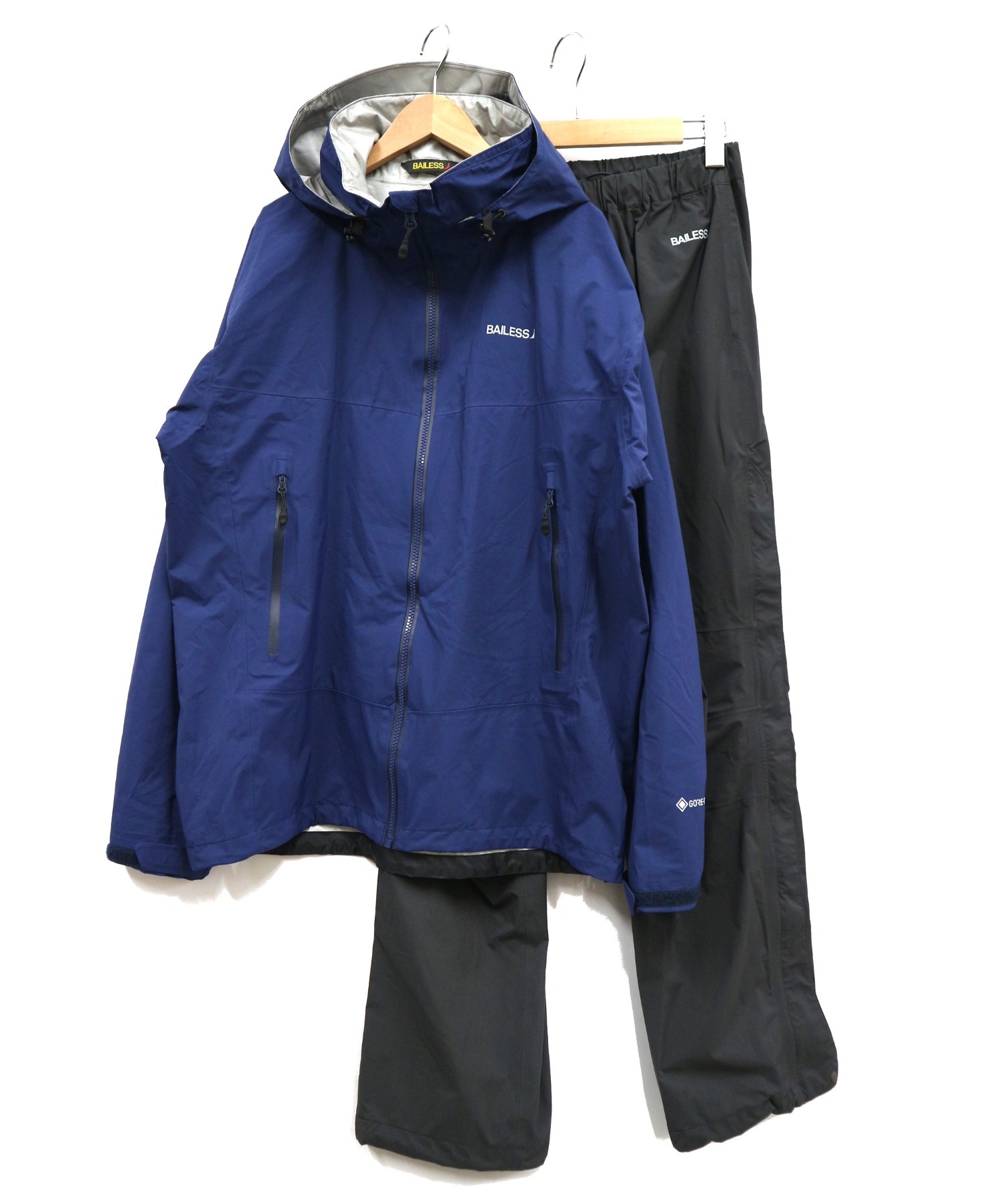 中古 古着通販 Bailess バイレス Gore Tex Rain Suit ネイビー ブラック サイズ Xl 好日山荘 ブランド 古着通販 トレファク公式 Trefac Fashion