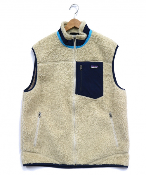 中古・古着通販】Patagonia (パタゴニア) クラシックレトロXベスト アイボリー×ネイビー サイズ:L 23047 Classic Retro-X  VEST｜ブランド・古着通販 トレファク公式【TREFAC FASHION】