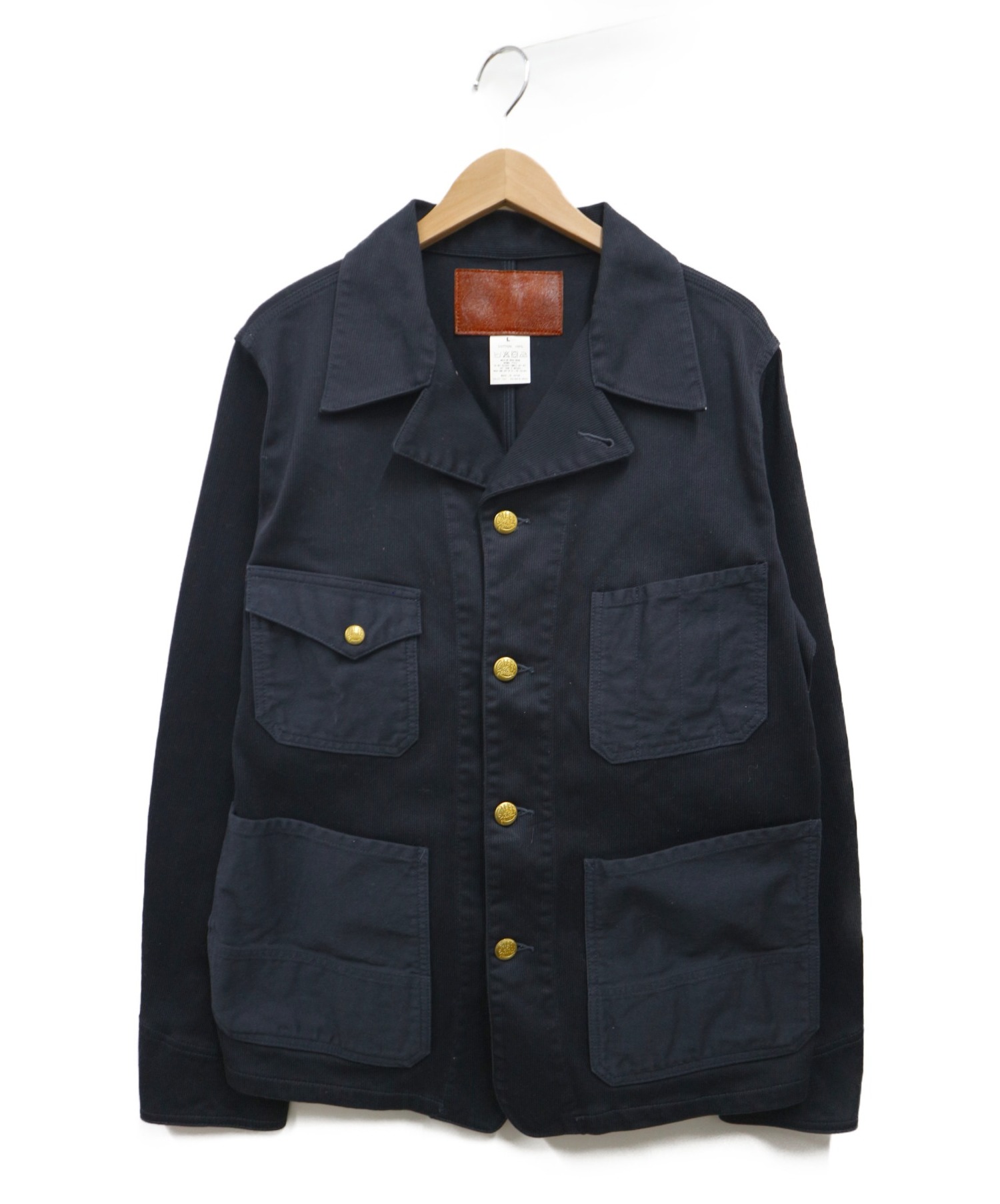 CALEE - CALEE BACKSKIN CAR COAT キャリー コートジャケット の+