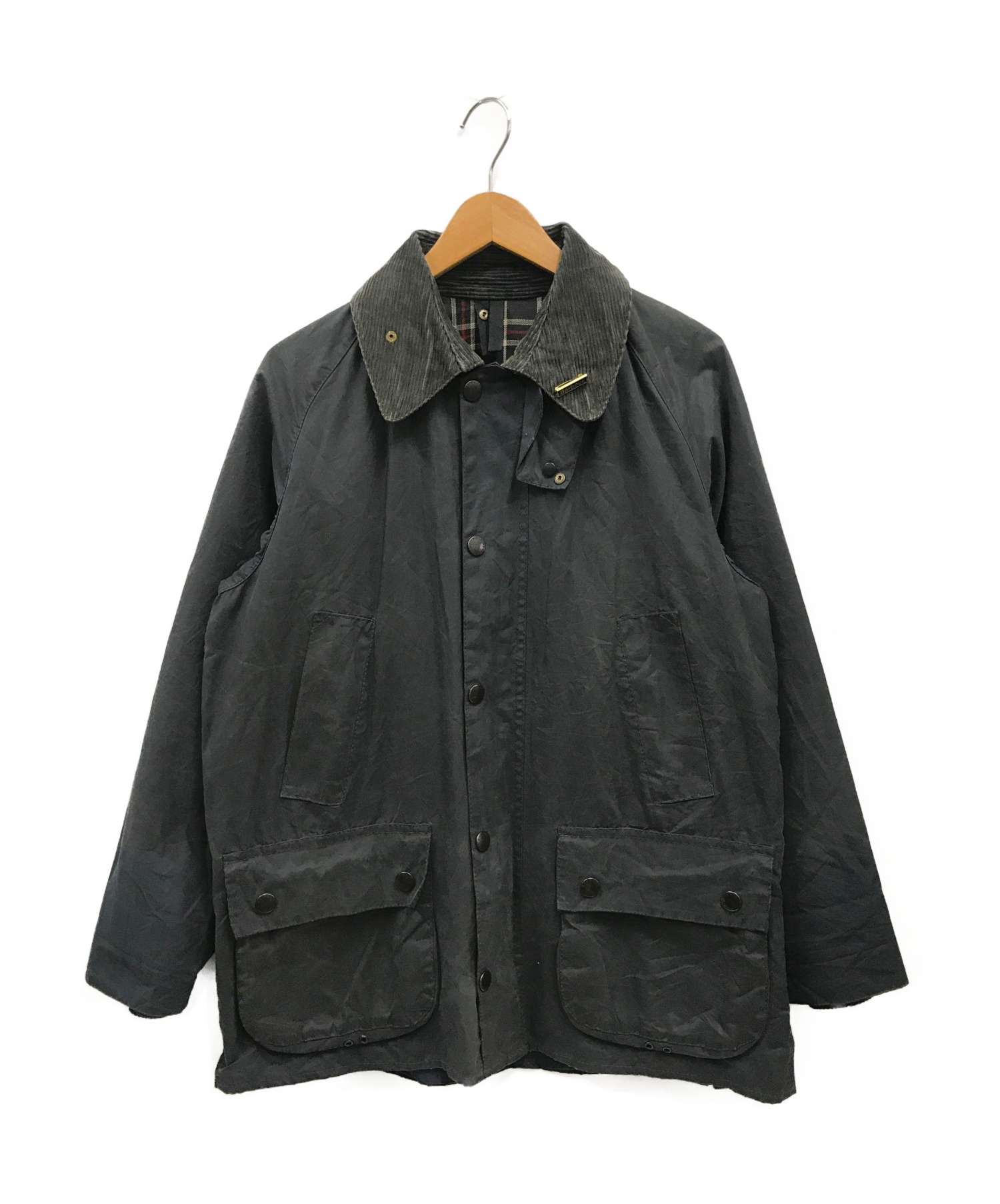 Barbour - バブアー 長袖 ブルゾン S ネイビー Barbour 裏フリース ...