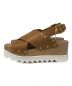 STELLA McCARTNEY (ステラマッカートニー) パーシープラットフォームサンダル / PLASTIC SANDAL PERCY LIGHT TAN ブラウン サイズ:41：13800円