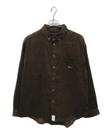 DESCENDANT（ディセンダント）の古着「ケネディーズコーデュロイロングスリーブシャツ / KENNEDY'S CORDUROY LS SHIRT」｜ブラウン