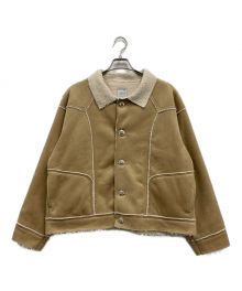 FACCIES（ファッチーズ）の古着「エコムートンジャケット / 19AW」｜ベージュ