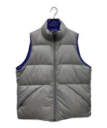 MARMOT×SHIPS（マーモット×シップス）の古着「PERTEX(R) QUANTUM Reversible Down Vest/TOMUJL82SP/ダウンベスト」｜グレー×ブルー