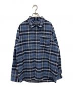 A.P.C.アーペーセー）の古着「ウールチェックシャツ」｜ネイビー