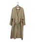 CLANE（クラネ）の古着「BOTANICALS JACQUARD DRESS COAT」｜ベージュ