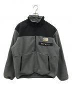 HUMAN MADEヒューマンメイド）の古着「FLEECE HALF-ZIP PULLOVER/HM24JK026/フリースジャケット」｜グレー