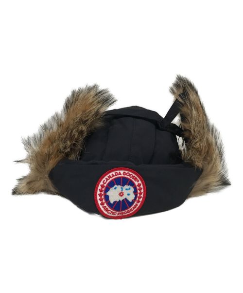 CANADA GOOSE（カナダグース）CANADA GOOSE (カナダグース) AVIATOR HAT/ 5187M ネイビー サイズ:L・XL 未使用品の古着・服飾アイテム