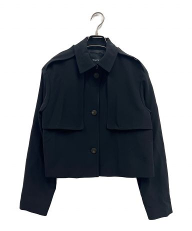 【中古・古着通販】theory (セオリー) Dry Crepe Crop Trench W 