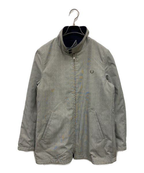 FRED PERRY（フレッドペリー）FRED PERRY (フレッドペリー) Reversible Harrington Middle Coat/F2442 グレー×ネイビー サイズ:Sの古着・服飾アイテム