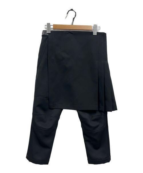 BLACK COMME des GARCONS（ブラック コムデギャルソン）BLACK COMME des GARCONS (ブラックコムデギャルソン) スカートドッキングパンツ ネイビー サイズ:XXSの古着・服飾アイテム