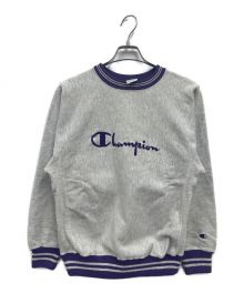 Champion（チャンピオン）の古着「リブラインリバースウィーブスウェット」｜グレー