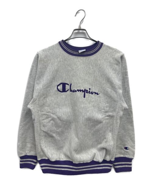 Champion（チャンピオン）Champion (チャンピオン) リブラインリバースウィーブスウェット グレー サイズ:Mの古着・服飾アイテム