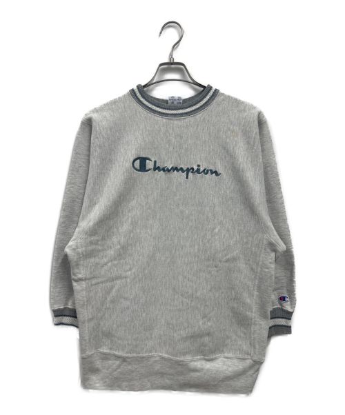 Champion（チャンピオン）Champion (チャンピオン) リブラインリバースウィーブスウェット グレー サイズ:XLの古着・服飾アイテム