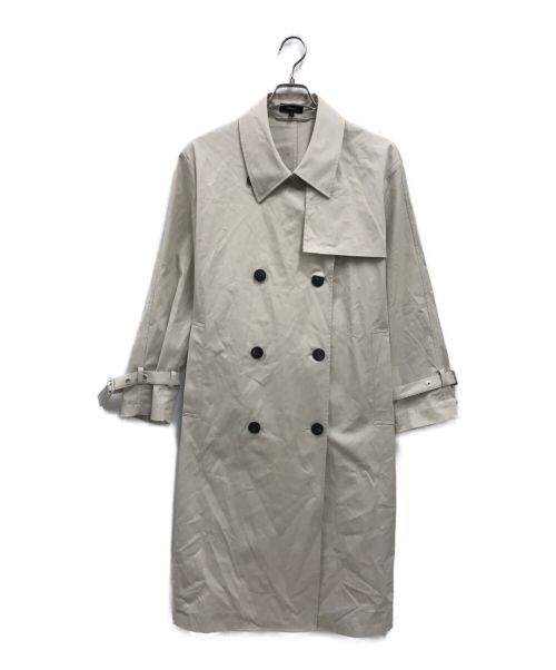 theory（セオリー）theory (セオリー) Sleek Trench DBL BR Trench　01-3109600-320-902 グレー サイズ:Ｓの古着・服飾アイテム