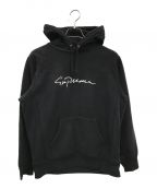 SUPREMEシュプリーム）の古着「Classic Script Hooded Sweatshirt/18ＡＷ」｜ブラック