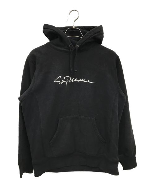 SUPREME（シュプリーム）Supreme (シュプリーム) Classic Script Hooded Sweatshirt/18ＡＷ  ブラック サイズ:Ｍの古着・服飾アイテム