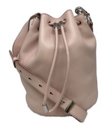 ALEXANDER WANG（アレキサンダーワン）の古着「Drawstring Alpha Bucket Bag ドローストリング アルファバケットバッグ ショルダーバッグ」｜ピンク