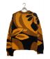 DRIES VAN NOTEN (ドリスヴァンノッテン) OVER KNIT/1157-343-1190/総柄ニット/20AW オレンジ サイズ:S：40000円