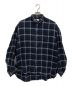 Name.（ネーム）の古着「CHECK OVERSIZE SHIRTS」｜ネイビー