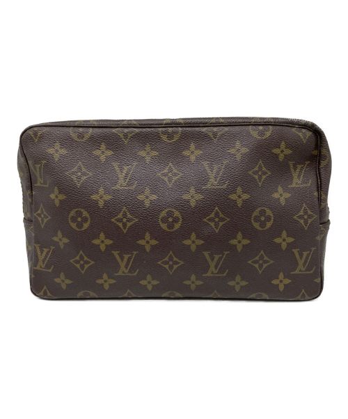 LOUIS VUITTON（ルイ ヴィトン）LOUIS VUITTON (ルイ ヴィトン) トゥルース・トワレット　／コスメポーチ ブラウンの古着・服飾アイテム