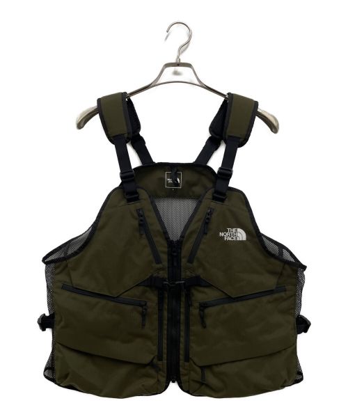 THE NORTH FACE（ザ ノース フェイス）THE NORTH FACE (ザ ノース フェイス) GEAR MESH VEST ギア メッシュ ベスト オリーブ サイズ:Lの古着・服飾アイテム