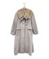 Her lip to（ハーリップトゥ）の古着「Mirage Tippet Long Coat/1224307091/ロングコート」｜グレー