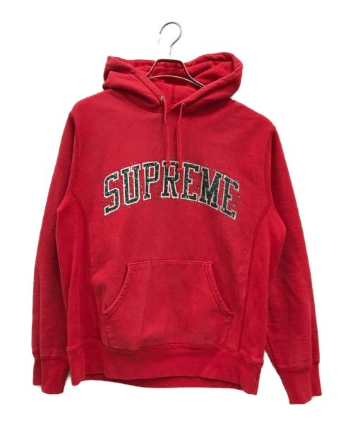 SUPREME（シュプリーム）SUPREME (シュプリーム) 18ＡＷ Water Arc Hooded Sweatshirt プルオーバーパーカー レッド サイズ:Mの古着・服飾アイテム