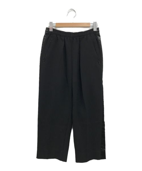 m’s braque（エムズ ブラック）m’s braque (エムズ ブラック) PLEATED TRACK PANTS ブラック サイズ:36の古着・服飾アイテム