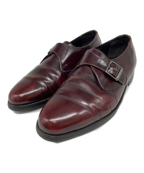 Florsheim（フローシャイム）Florsheim (フローシャイム) モンクストラップシューズ　推定80年代 青タグ  ブラウン サイズ:8 3Eの古着・服飾アイテム