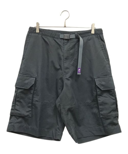 THE NORTHFACE PURPLELABEL（ザ・ノースフェイス パープルレーベル）THE NORTHFACE PURPLELABEL (ザ・ノースフェイス パープルレーベル) Stretch Twill Cargo Shorts グレー サイズ:34の古着・服飾アイテム