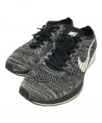 NIKEナイキ）の古着「FLYKNIT RACER/526628-012/ランニングシューズ」｜ブラック