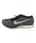 中古・古着 NIKE (ナイキ) FLYKNIT RACER/526628-012/ランニングシューズ ブラック サイズ:27.0CM：3980円