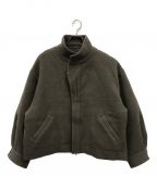 steinシュタイン）の古着「OVER SLEEVE BOA MELTON JACKET/ＳＴ118/ボアジャケット/Super120’S」｜グレー